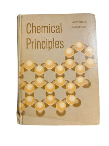 Chemical Principles By Masterton & Slowinski (1969, Hardback) - Image 1