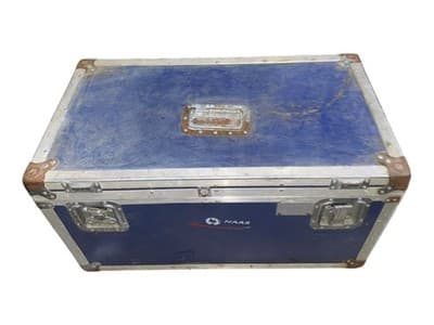 ATA Flight Road Case Blue Equipment Case Needs Latch Repair - Thumbnail 3