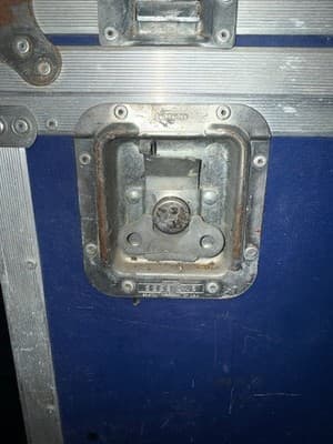 ATA Flight Road Case Blue Equipment Case Needs Latch Repair - Thumbnail 8