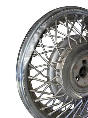 1990 Cadillac DeVille Wire Spoke Wheel Covers Hubcaps 15” OEM Set of 2 - Thumbnail 4