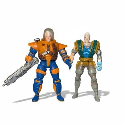 Marvel X-Men ToyBiz Cable & Stryfe Action Figures Lot 1990s w/ Weapon - Image 1