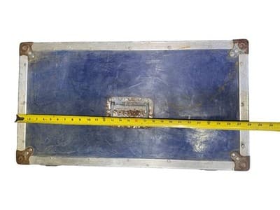 ATA Flight Road Case Blue Equipment Case Needs Latch Repair - Thumbnail 4