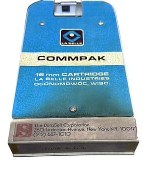 Vintage La Belle Commpak 16mm Cartridge - Leviton OEM - Rare 1960s-80s Film Loop - Thumbnail 6