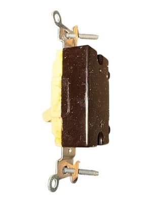 Box/10 NOS Vintage Leviton 54501-I Quiet Single Pole Flush Toggle Switch Ivory - Thumbnail 4