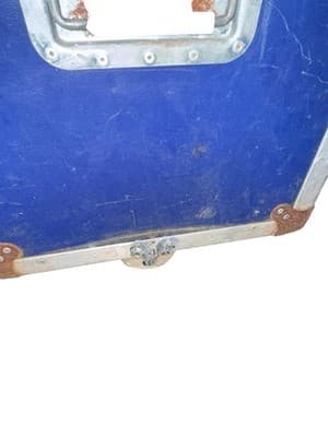 ATA Flight Road Case Blue Equipment Case Needs Latch Repair - Thumbnail 15