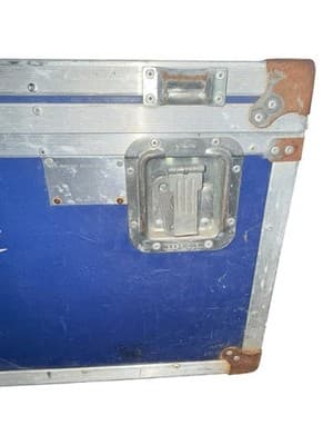 ATA Flight Road Case Blue Equipment Case Needs Latch Repair - Thumbnail 7