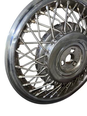 1990 Cadillac DeVille Wire Spoke Wheel Covers Hubcaps 15” OEM Set of 2 - Thumbnail 5