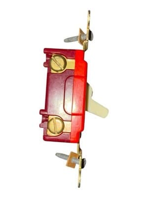 NOS (Lot Of 3) Leviton 1221-I Ivory Single Pole Toggle Switch 20A 120/277V AC - Thumbnail 4