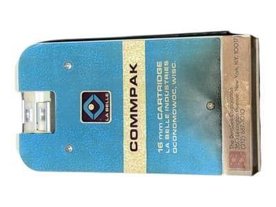 Vintage La Belle Commpak 16mm Cartridge - Leviton OEM - Rare 1960s-80s Film Loop - Thumbnail 4