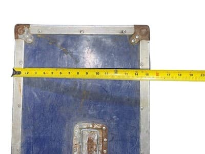 ATA Flight Road Case Blue Equipment Case Needs Latch Repair - Thumbnail 5