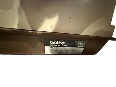 Brother Profile Automatic 12 Typewriter Model 4612 w/ Case – For Parts/Repair - Thumbnail 5