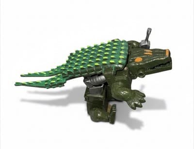 World Invading Reptiles Vintage Transforming Crocodile Robot Figure 1990s - Image 1