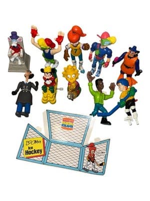Burger King Kids Club Toys Lot Vintage 1990s Simpsons Disney Figures Game - Thumbnail 6