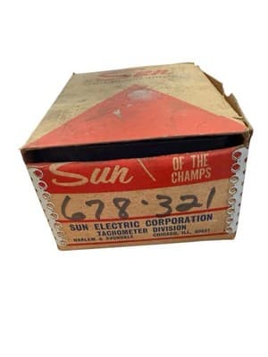 Vintage Sun Electric DC Ammeter Battery Ampere-Hour Tester 0-500A NOS 678-321 - Thumbnail 3