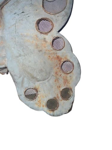 Large Vintage Aluminum Butterfly Wall Art Decoration with Mesh Detailing - Thumbnail 5
