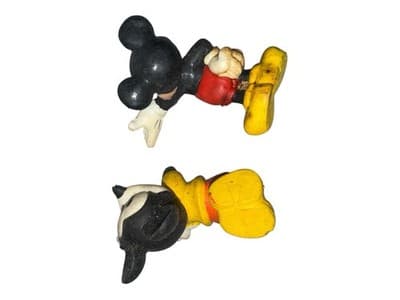 Vintage Mini Figures Toy Lot Mixed Characters Disney Garfield Random 1980s 90s - Thumbnail 8