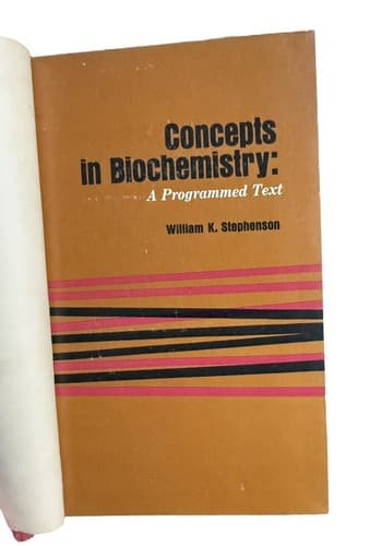 Concepts in Biochemistry by William K Stephenson - Thumbnail 3