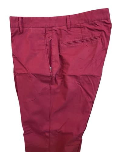 Nike Golf Modern Fit Dri-Fit Pants 35x32 Red Performance Trousers - Thumbnail 2