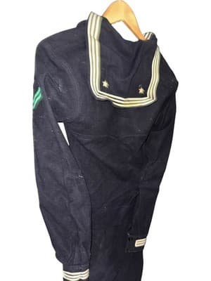 Vintage US Navy Wool Crackerjack Sailor Uniform Set Jumper Pants Middy WWII - Thumbnail 6