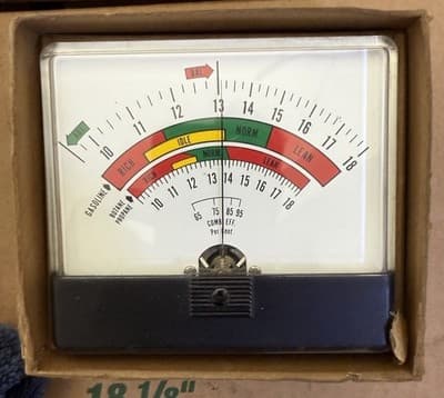 Vintage Sun Electric Carburetor Mixture Tester Gauge NOS - Image 1