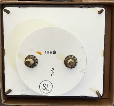 Vintage Analog Ohmmeter Kilovoltmeter Gauge SL 1669 NOS 614-41730 - Thumbnail 2