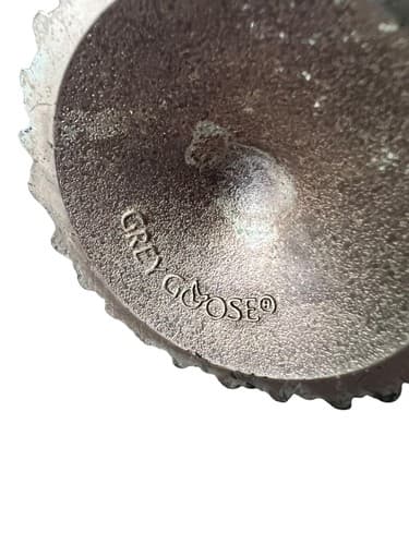 Unique Grey Goose Martini Glass Stem with Decorative Egg in Place of Glass - Thumbnail 5