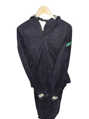 Vintage US Navy Wool Crackerjack Sailor Uniform Set Jumper Pants Middy WWII - Thumbnail 4