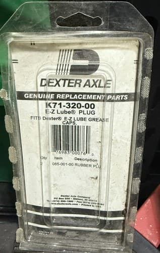 Dexter Rubber E-Z Lube Plug K71-320-00 - Thumbnail 3