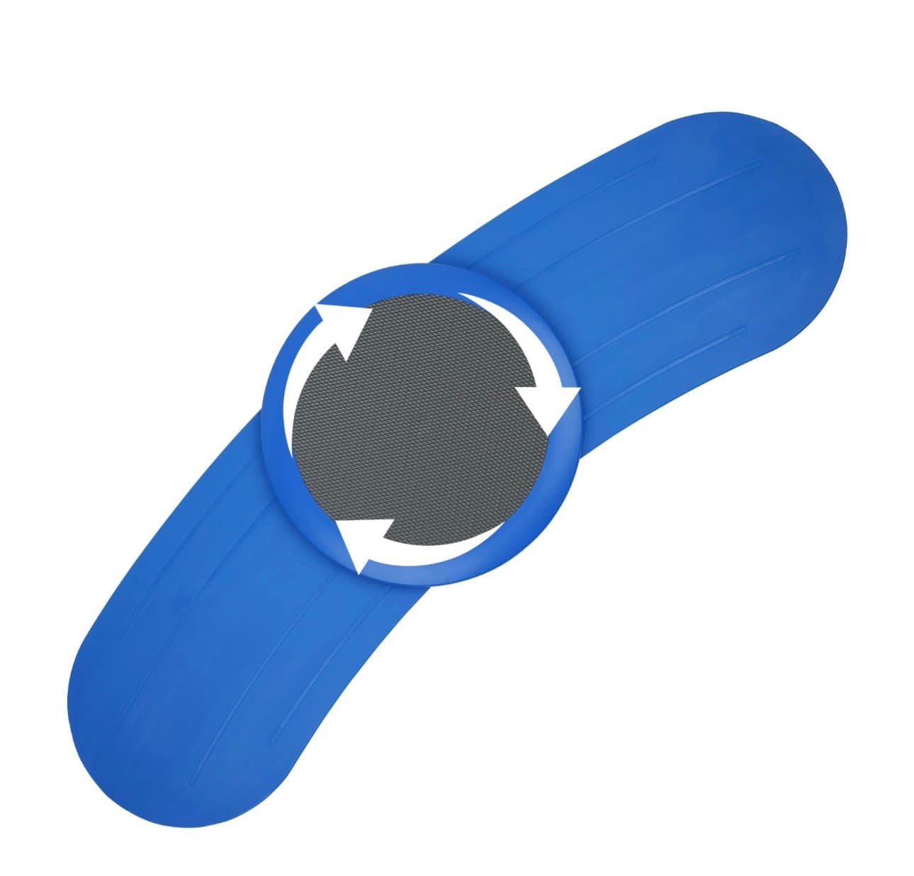 Blue Non-Slip Balance Board with Rotating Disc - Image 1
