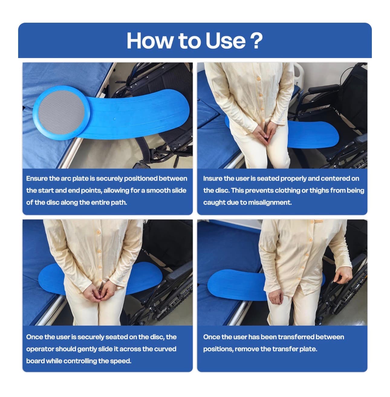 Blue Non-Slip Balance Board with Rotating Disc - Thumbnail 8