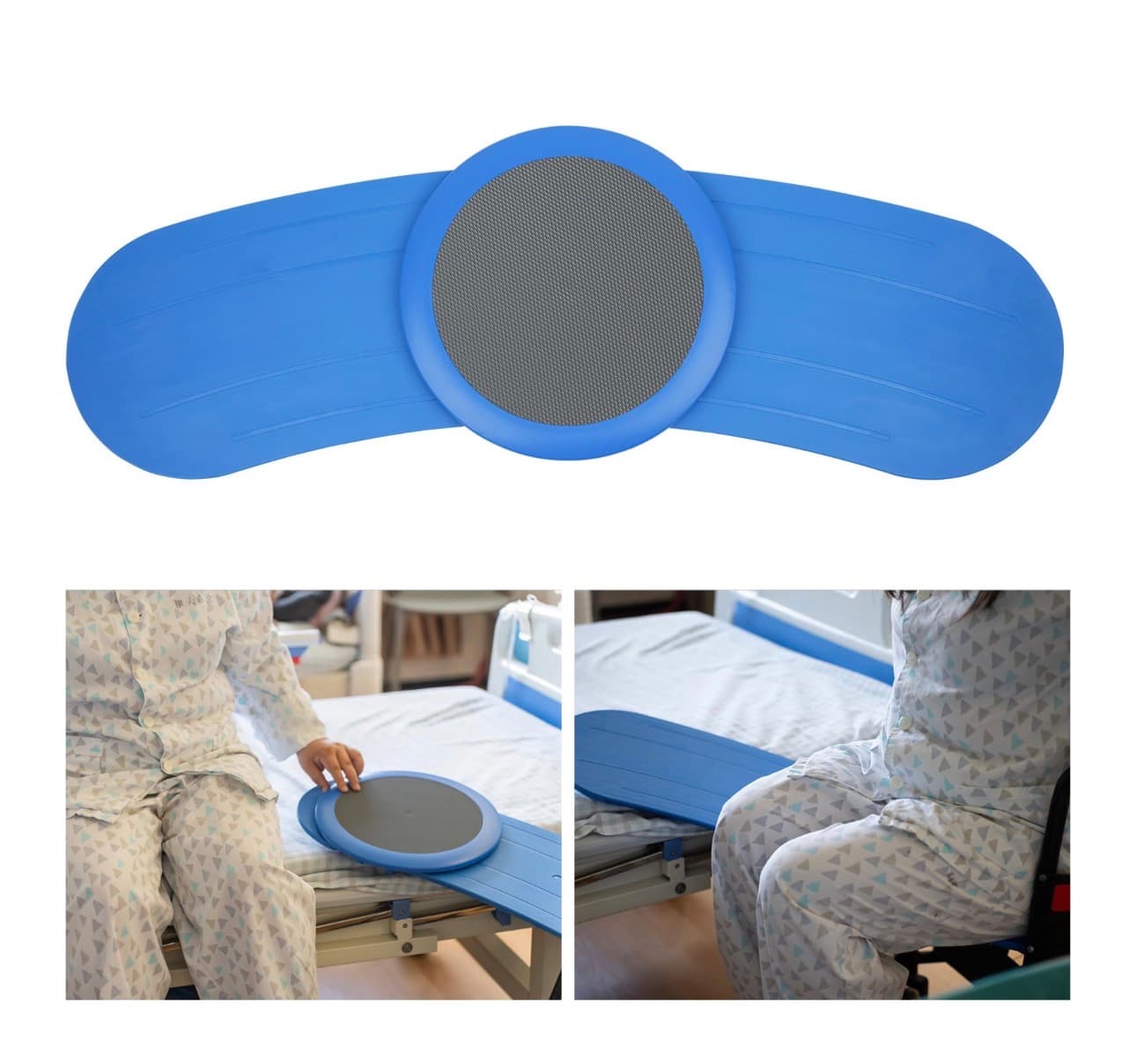 Blue Non-Slip Balance Board with Rotating Disc - Thumbnail 10