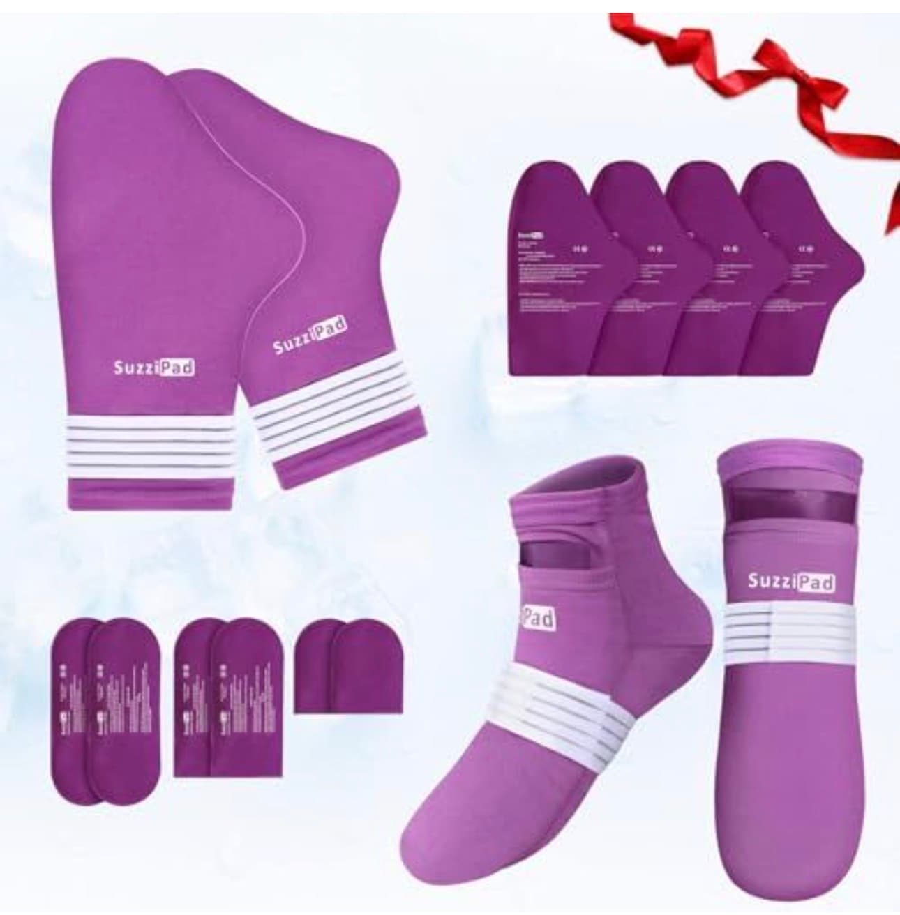 SuzziPad Cold Therapy Socks for Pain Relief S/M - Image 1