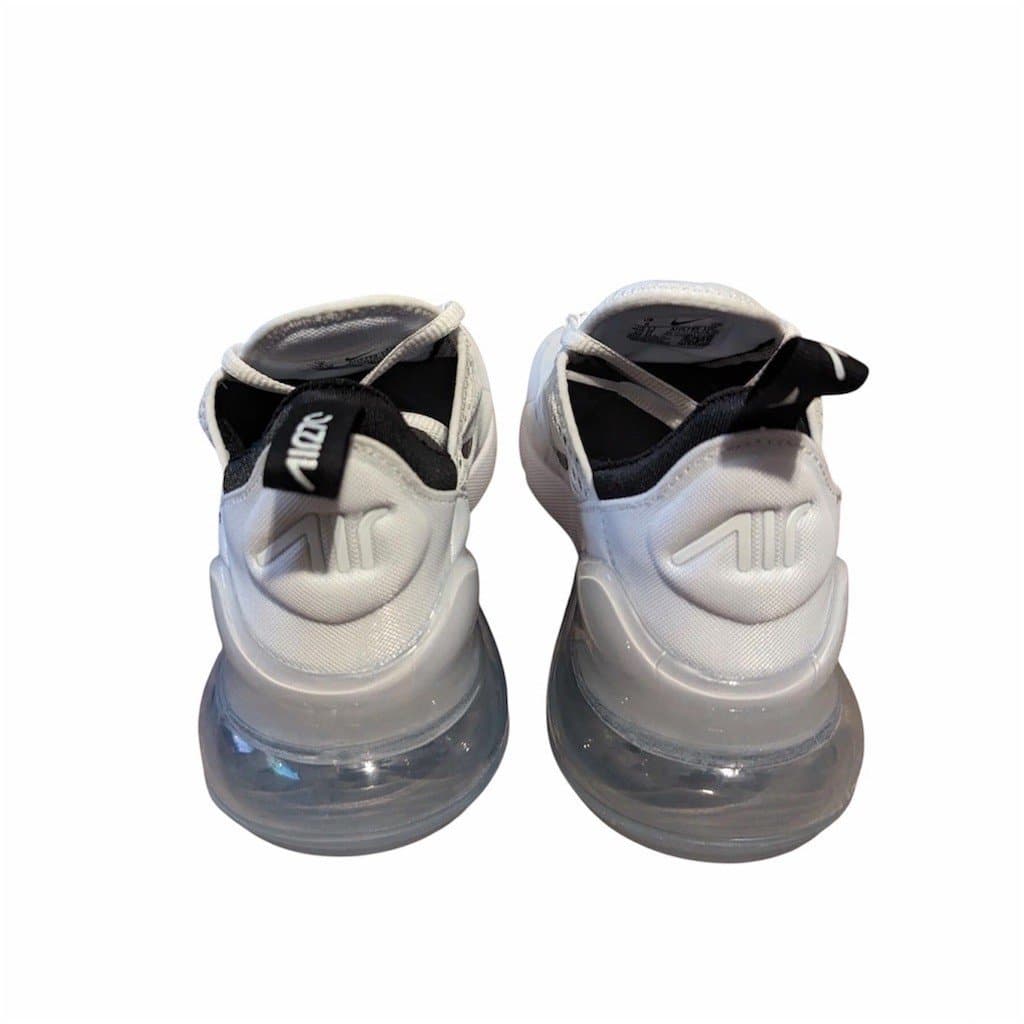 Nike Air Max 270 Sneakers Womens US 9 White/Black Running Walking Air Unit - Thumbnail 2
