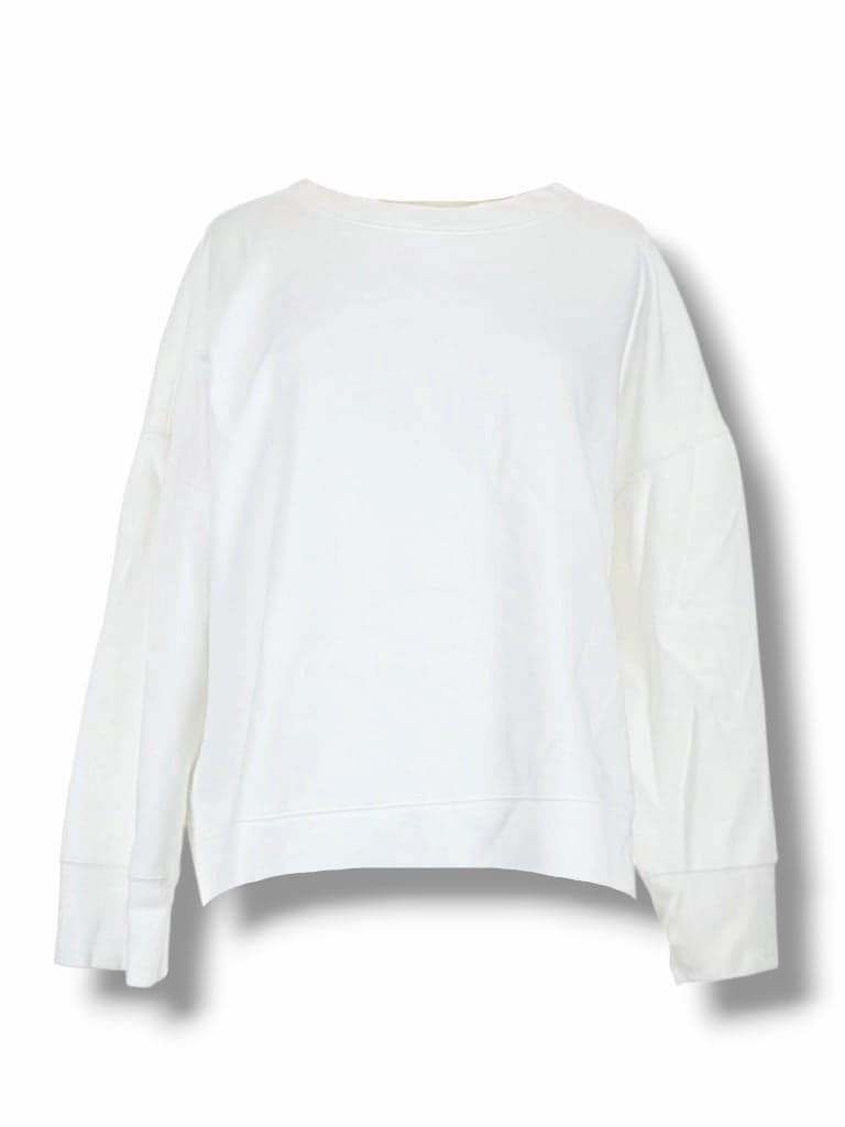 Free People FP Movement Phoebe Pullover Sweater Womens M White Oversized - Thumbnail 4