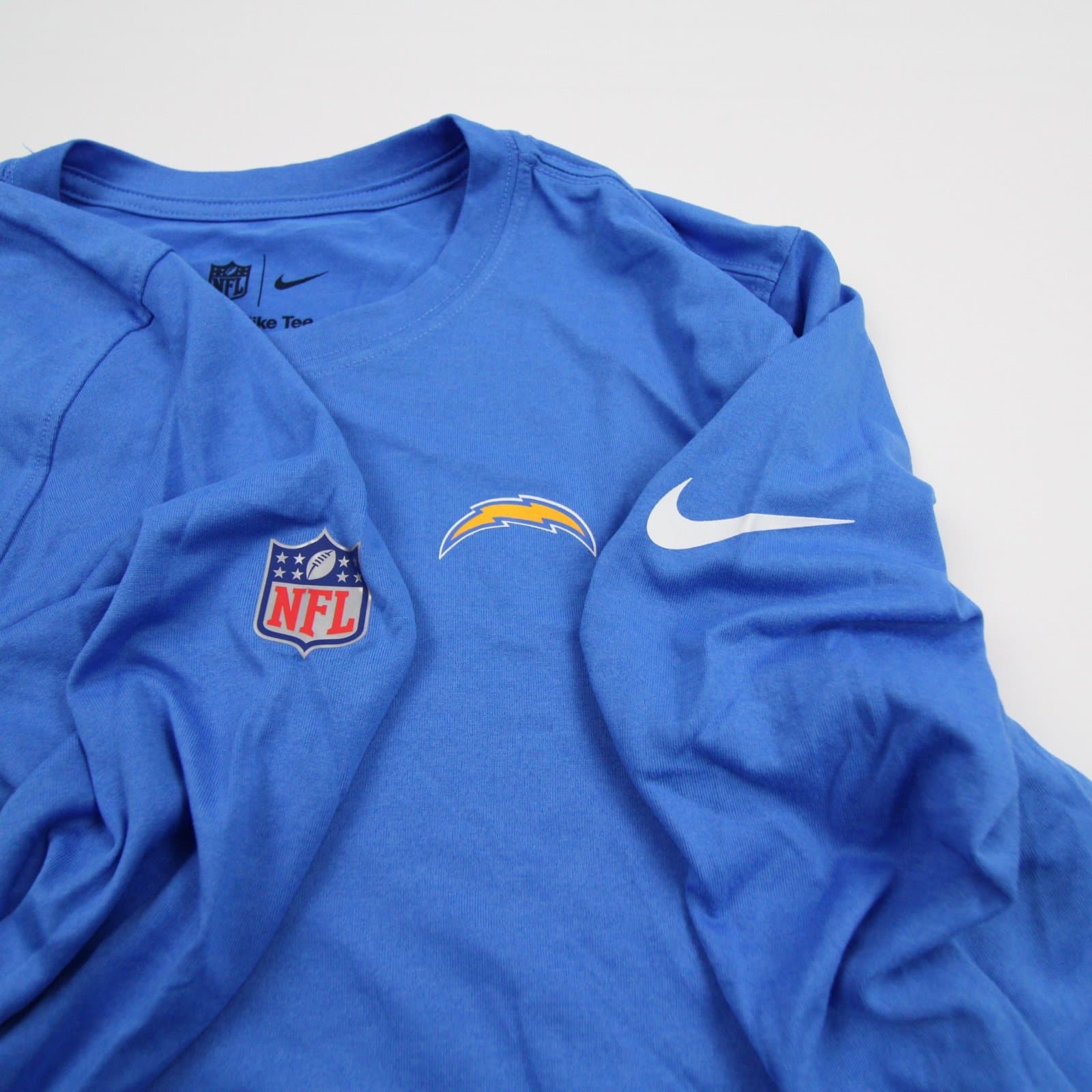 Men's Los Angeles Chargers Nike Powder Blue Sideline Logo Perform Pullover XXL - Thumbnail 2