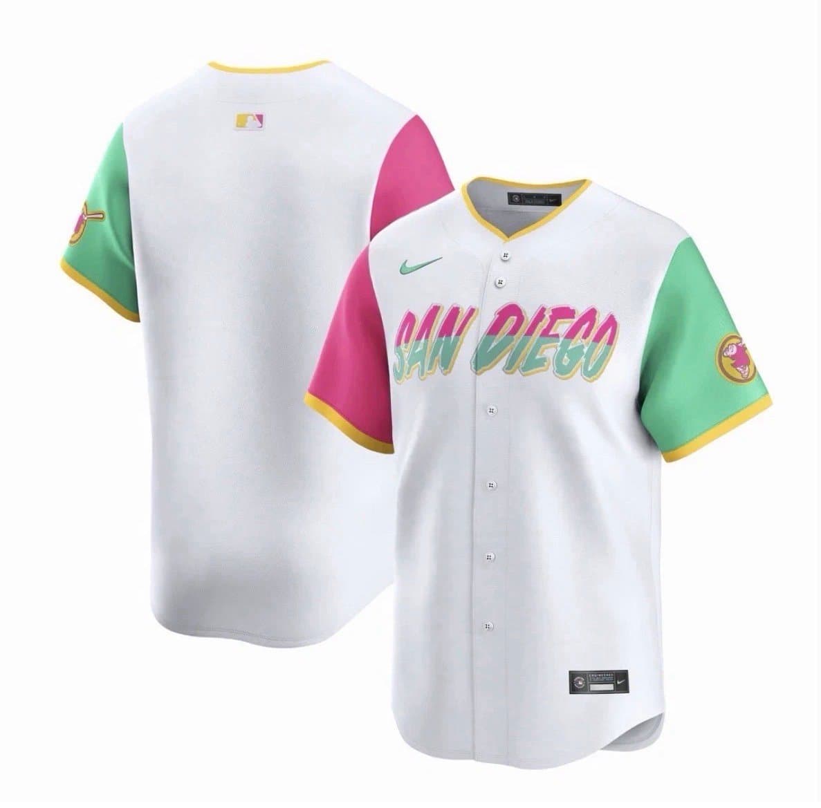 San Diego Padres Unisex City Connect Nike Size XL - Thumbnail 2