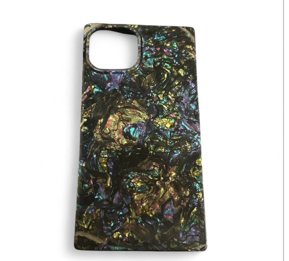 Flaunt Square Case for 14 iPhone in Color “Abalone Shell” - Image 1