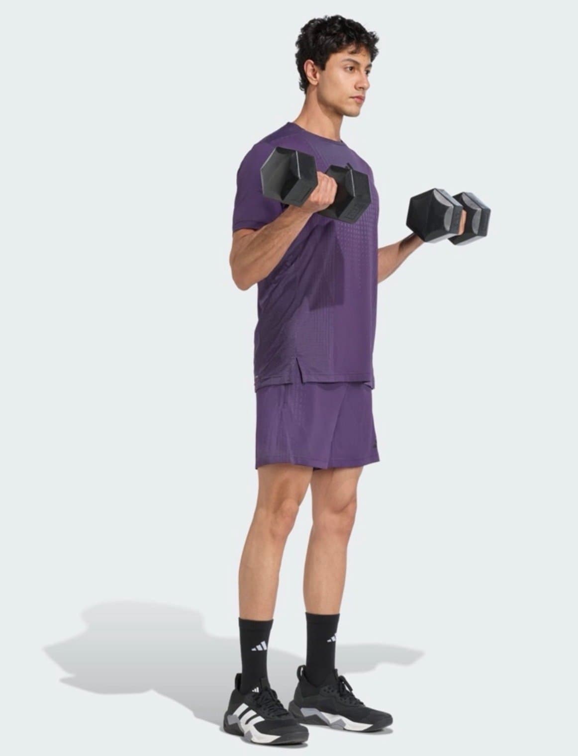 Adidas Men's Airchill Training Tee in Aurora - Thumbnail 3