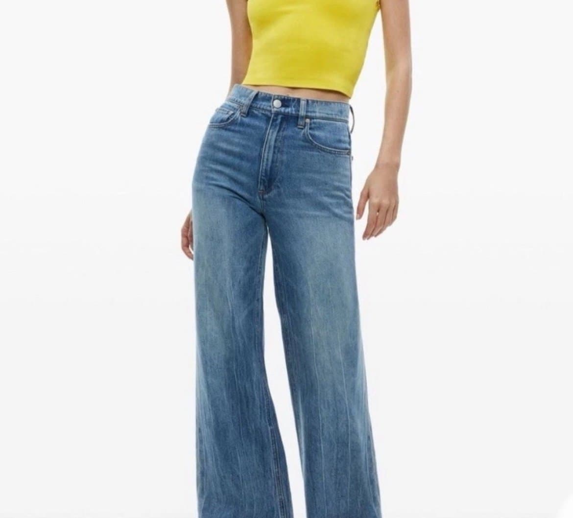 Alice + Olivia Yellow “Alison” Grommet Tube Top NWT Size Small - Thumbnail 4