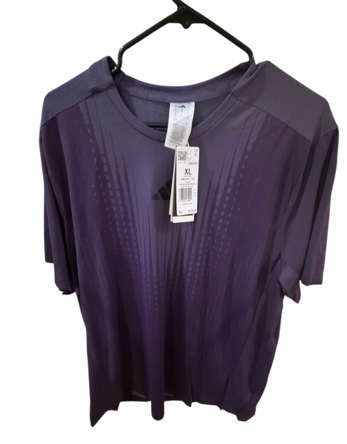 Adidas Men's Airchill Training Tee in Aurora - Thumbnail 4
