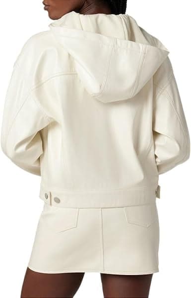 HUDSON Women’s Hoodie Swing Trucker Jackets Size Large NWT - Thumbnail 3