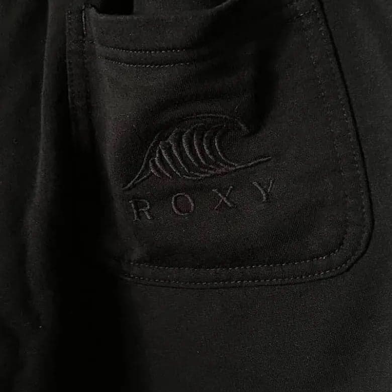Roxy Taking It Easy Sweat Shorts in Black Size XL - Thumbnail 4