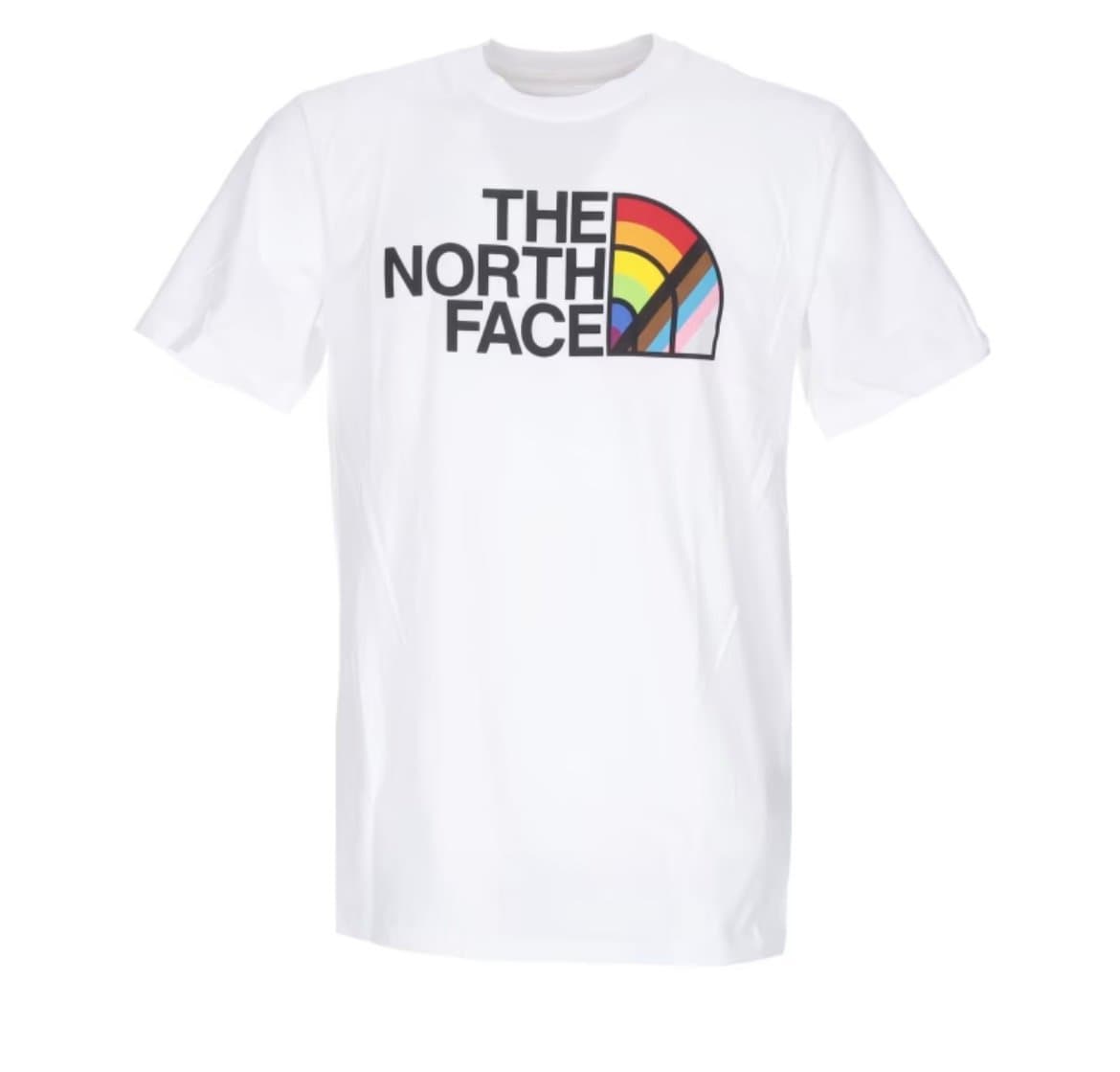 The North Face Pride LGTBQ+ T-Shirt Unisex Adults White Top NEW - Thumbnail 3