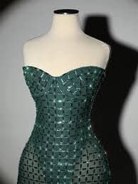 Oh Polly Loretta Embellished A-Line Mini Dress in Emerald Green NWT Size 8 - Thumbnail 6