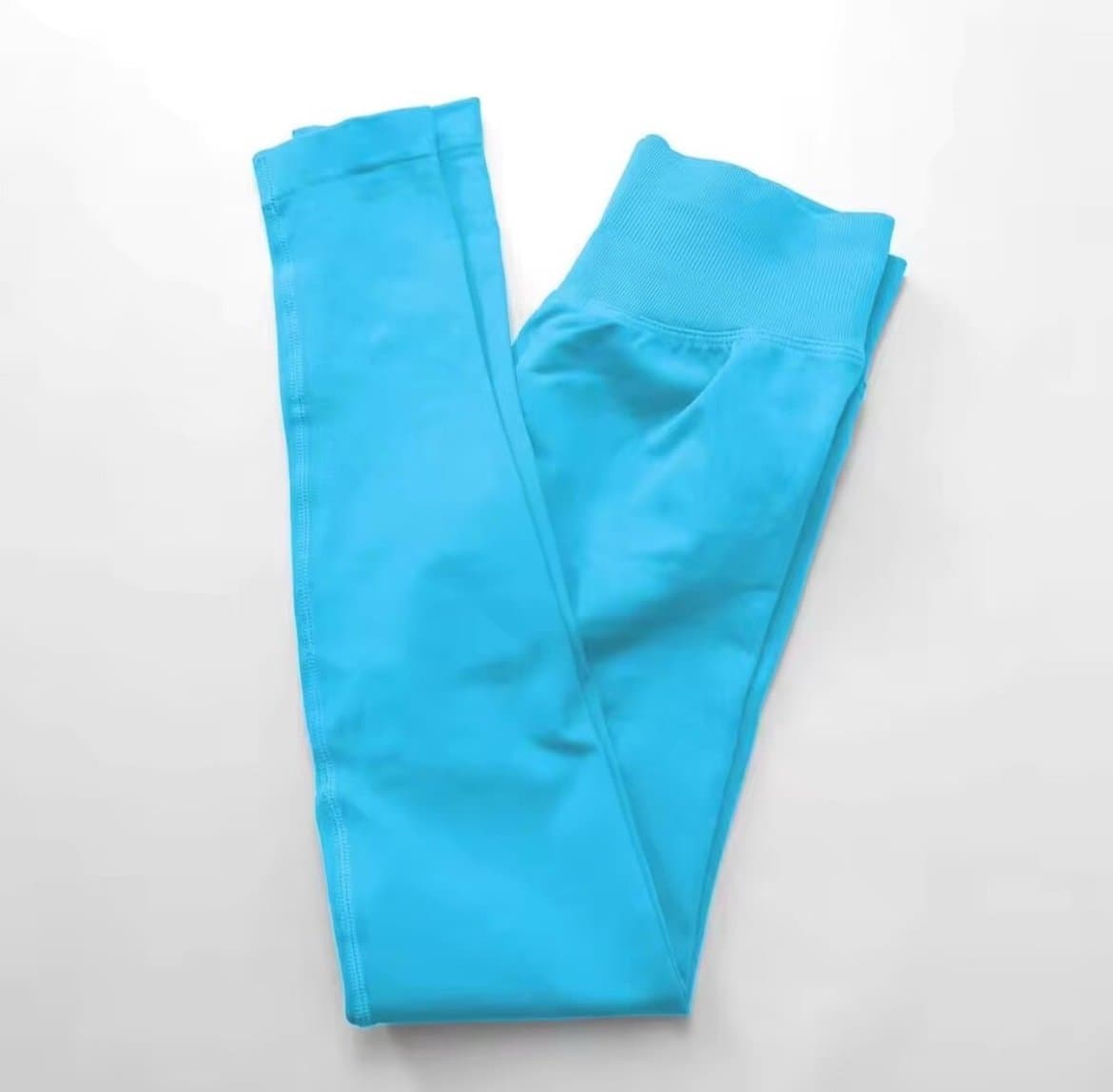 Naked Wardrobe High Waisted Leggings in Malibu Blue Size Small NWT - Thumbnail 4