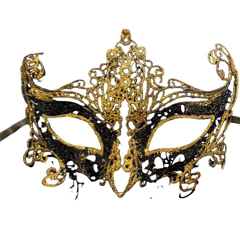 Two Mardi Gras Face Masks - From New Orleans - Thumbnail 3