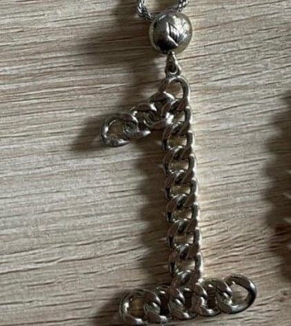 Melody Ehsani Gold Plated Number 1 Digit Pendant Necklace - Image 1