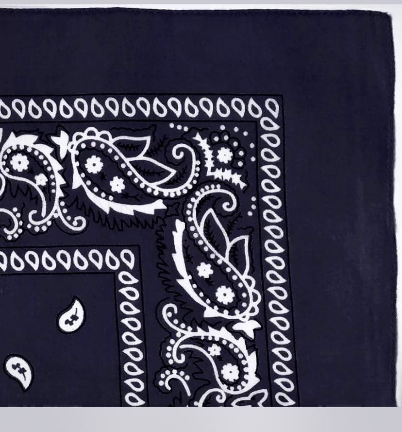 3-Pack Bandana 100% Cotton Paisley Print Scarf - Thumbnail 2