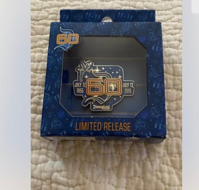 Disney Official Enamel Pin - 60th Anniversary - Limited Edition - Thumbnail 2