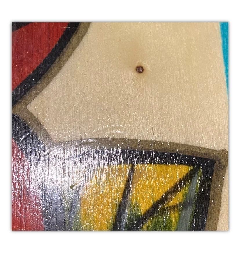 Kakadu Art 100% Custom Piece Office Israeli Art Wooden Note Pad Folder - Thumbnail 4